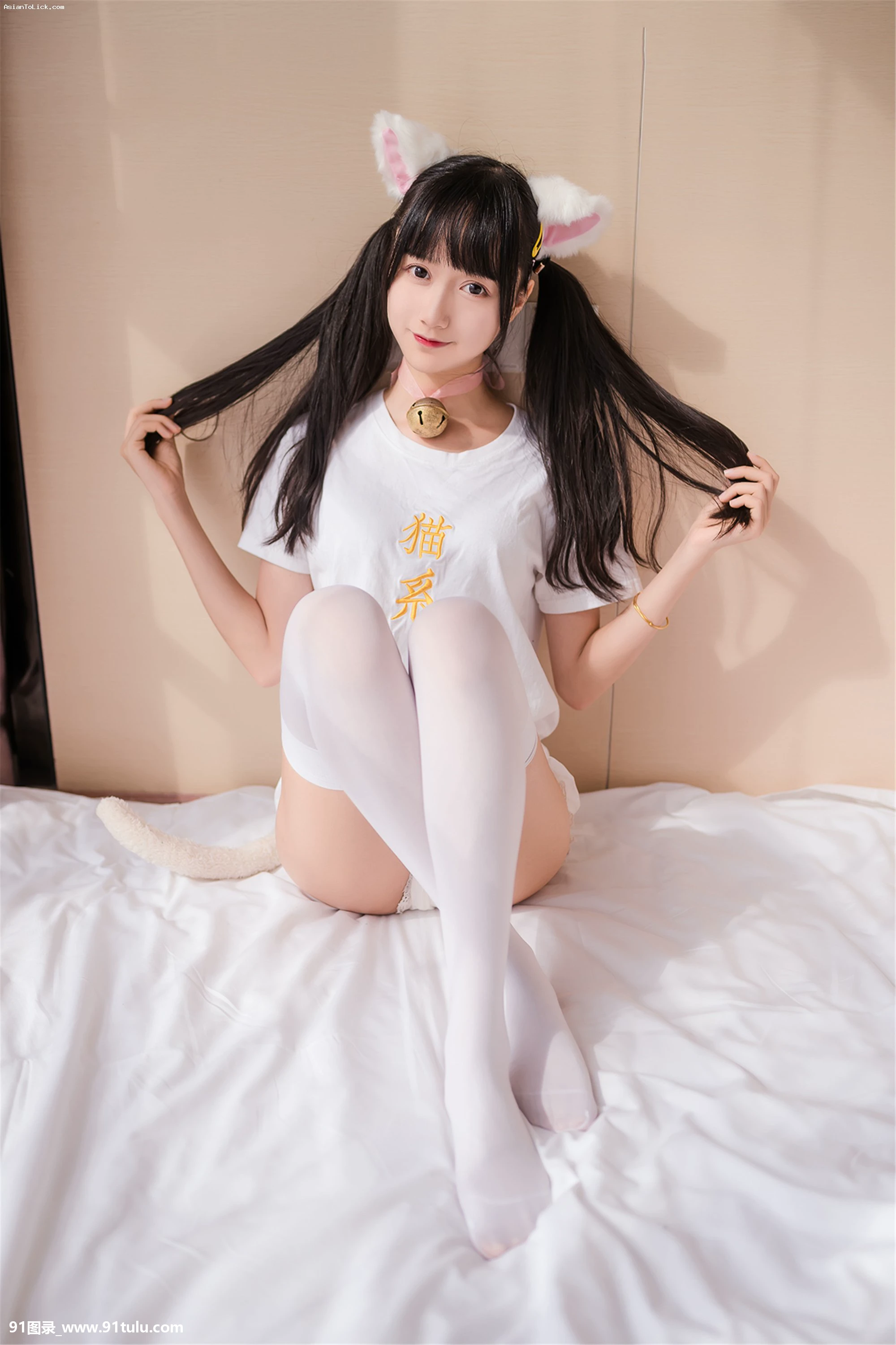木绵绵 OwO NO.010 猫系少女 [51P] [50P][ロシア 語 翻訳 アプリ 写真]